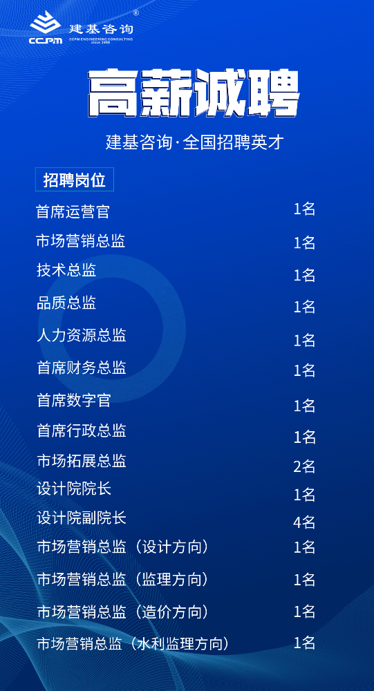 招聘 | 高薪職位等你來！